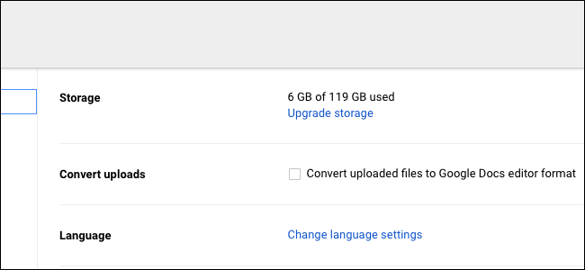 Настройки загрузки в Google Drive