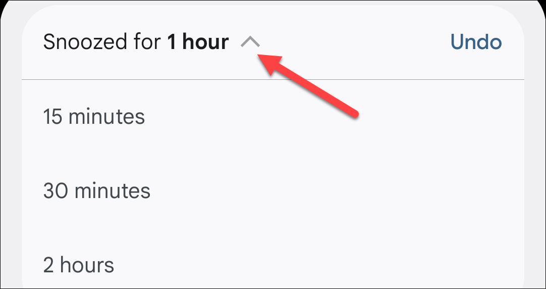 Опции отложение на Pixel — выбор времени отложенности.