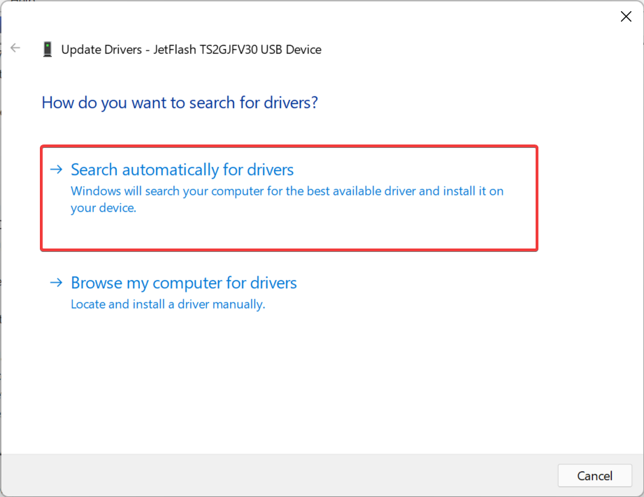 Поиск драйверов автоматически