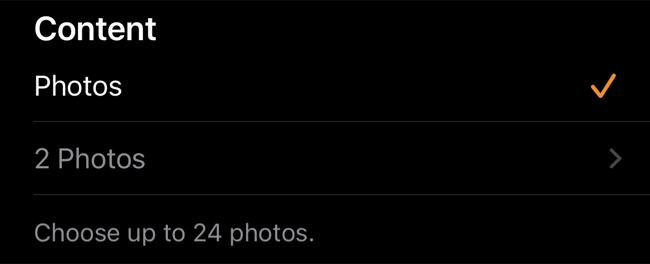 Выбор фотографий для циферблата Portraits