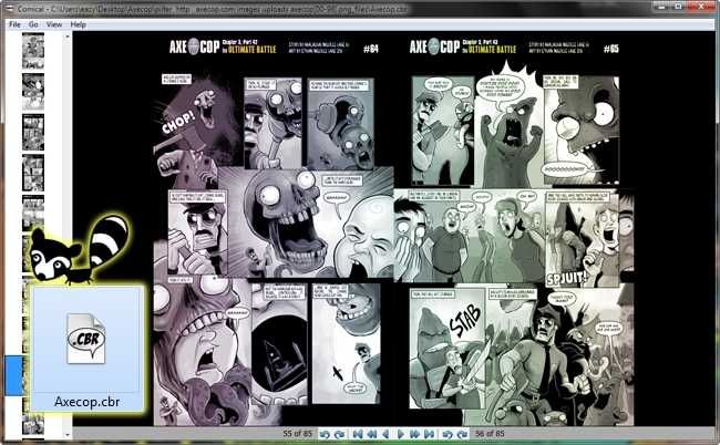 Сохранить вебкомикс в CBR/CBZ для офлайн-чтения