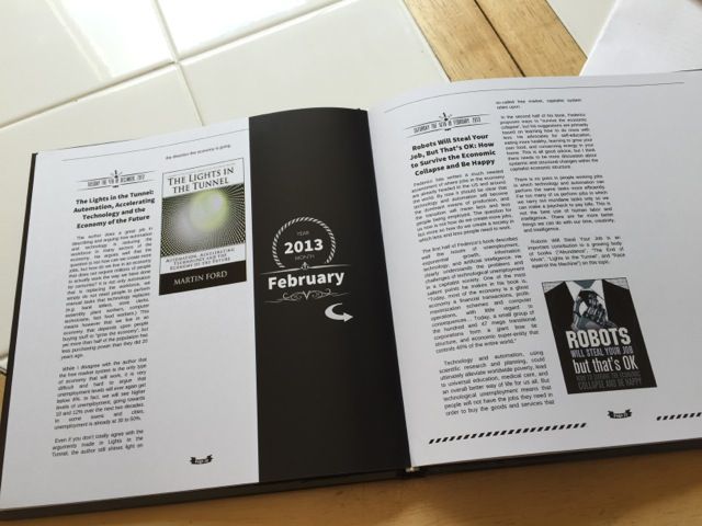 Распечатанная книга, созданная сервисом Booklrs