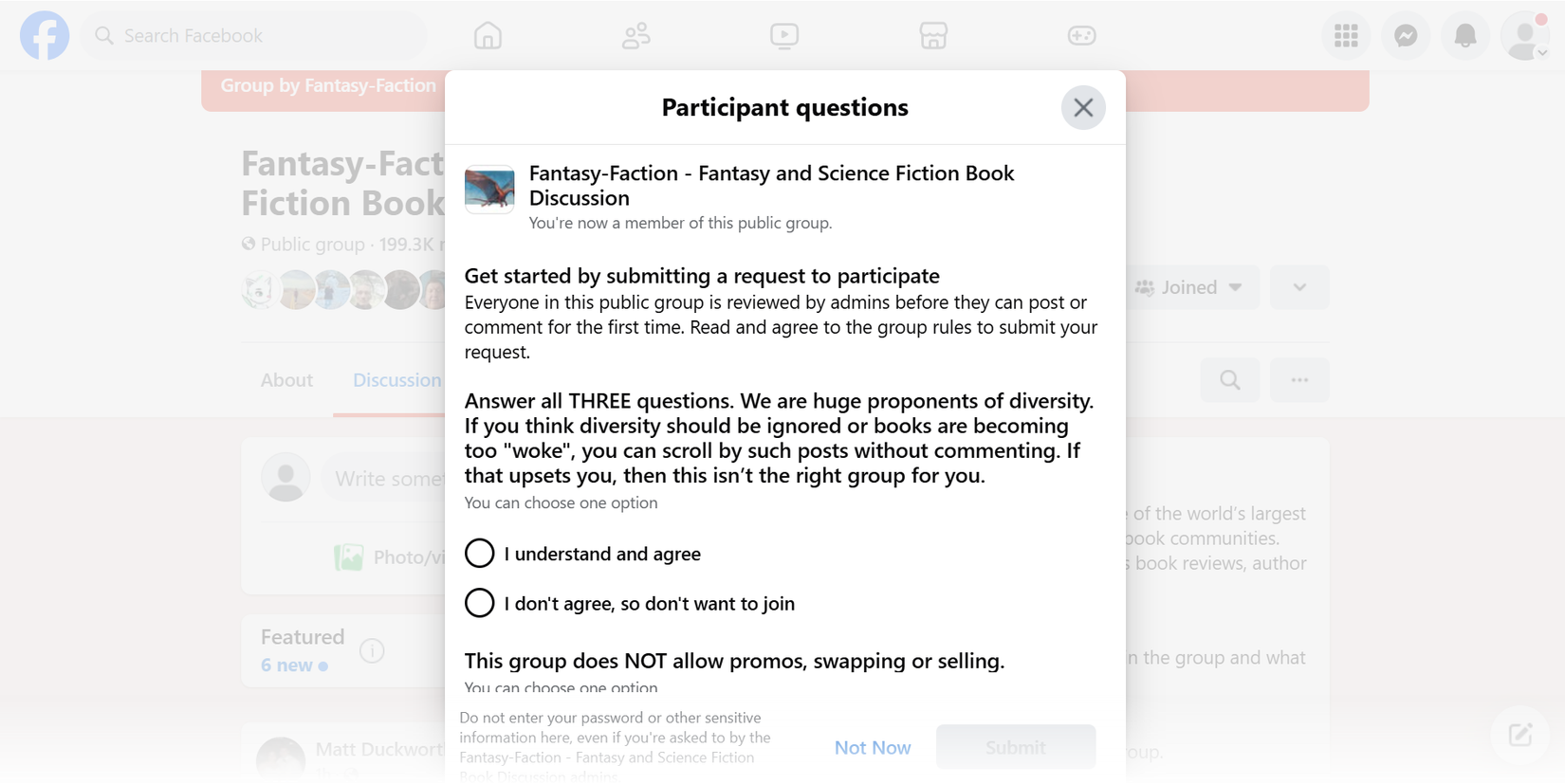 Онлайн-книжный клуб на Facebook