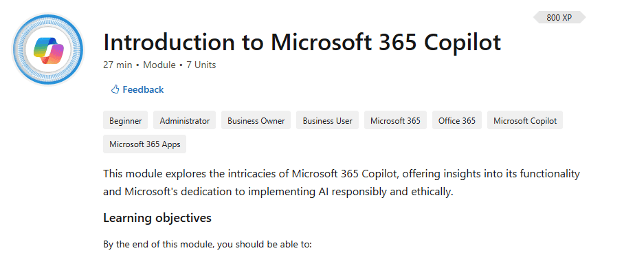 Платформа Microsoft Learn с модулями и практическими заданиями