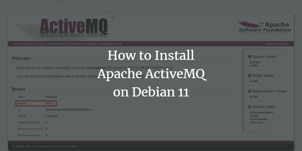 Установка Apache ActiveMQ на Debian 11