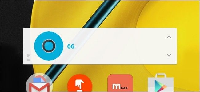 Изображение: виджет ярлыков на домашнем экране телефона с пресетами Nest