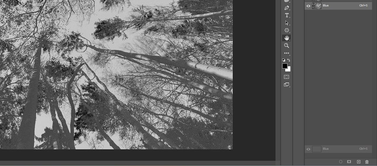 Дублирование синего канала