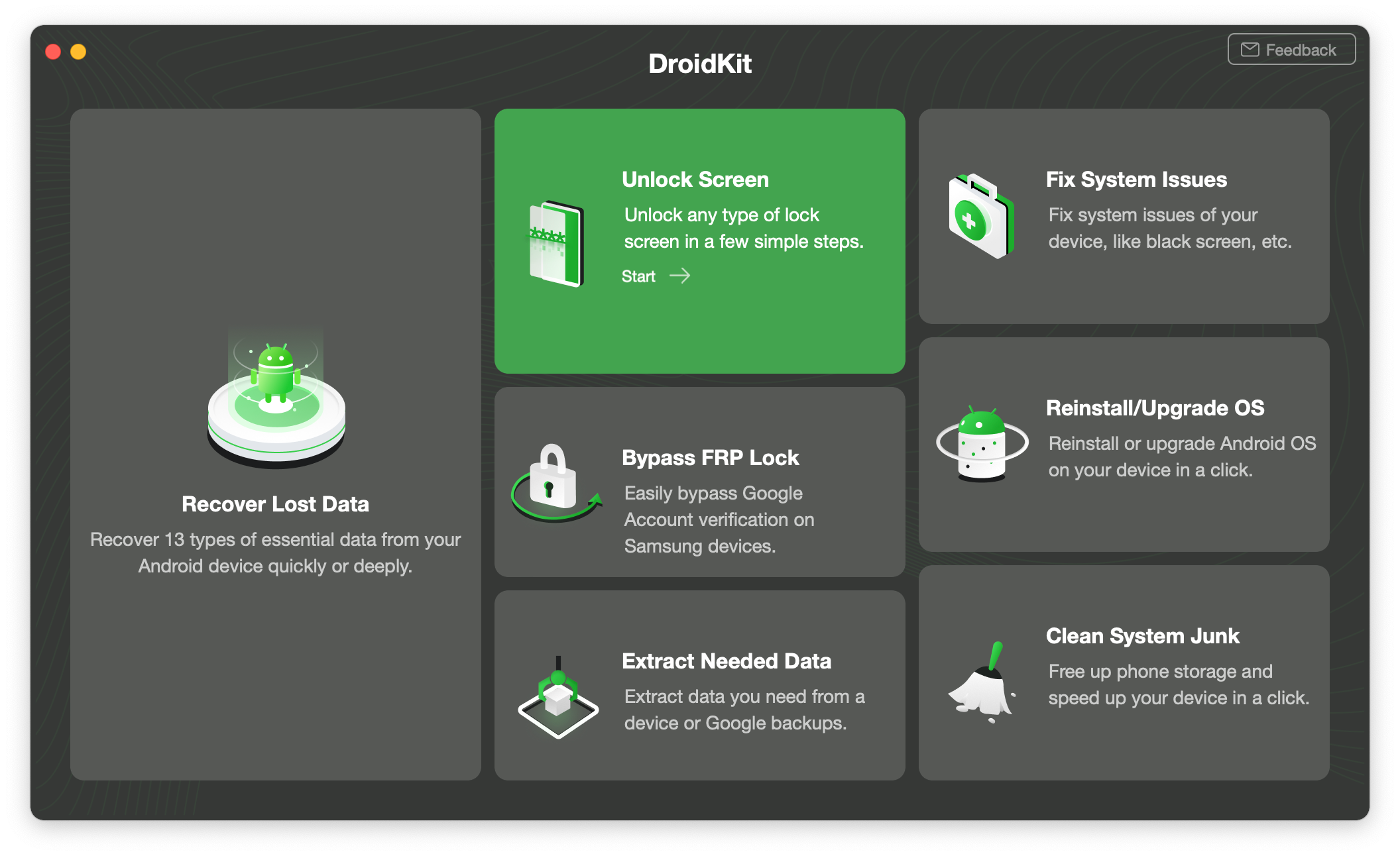 Инструмент для разблокировки Android в DroidKit