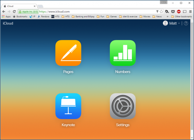 Интерфейс iWork: кнопка «Поделиться» в правом верхнем углу