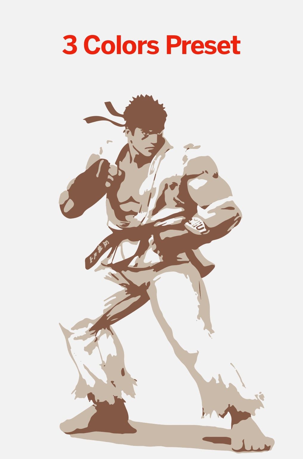 пресет 3 цвета для упрощённых изображений