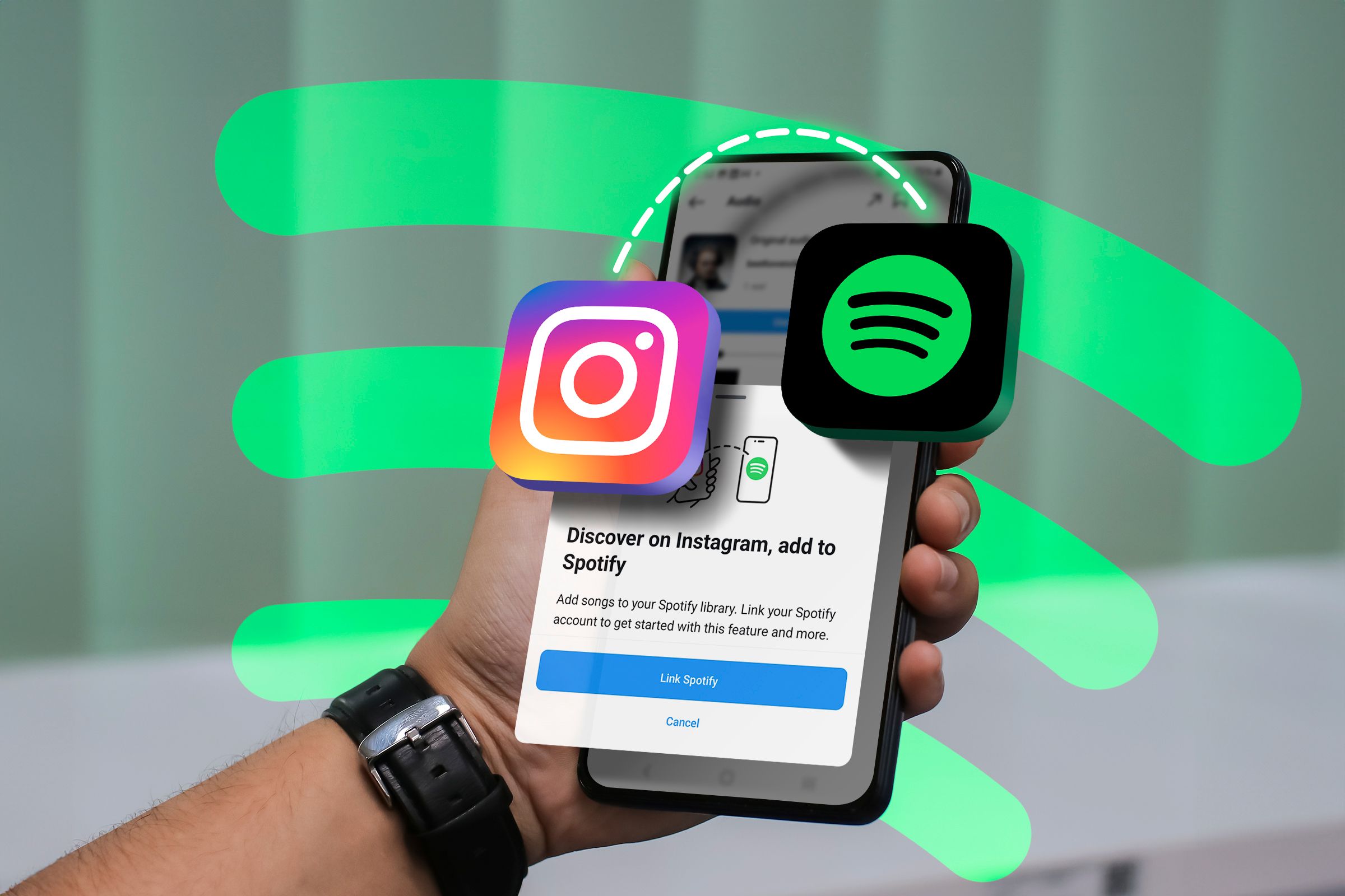 Как сохранить песни из Instagram в Spotify