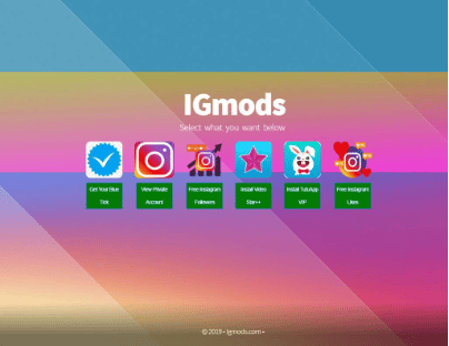 Пример инструкции и интерфейса IGmods