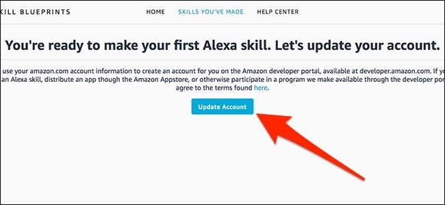 Запрос на обновление аккаунта разработчика Amazon