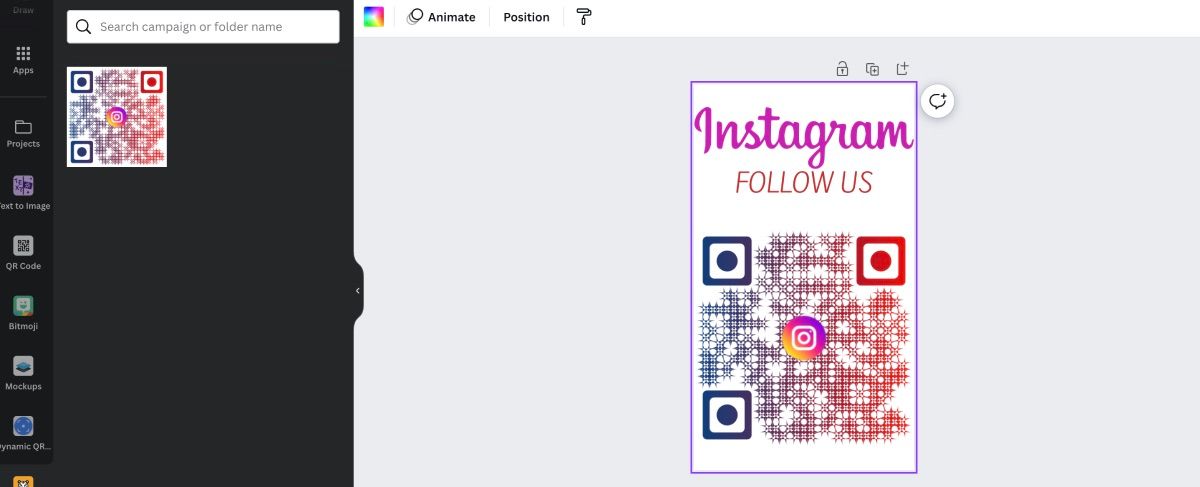 Добавление QR TIGER кода на холст