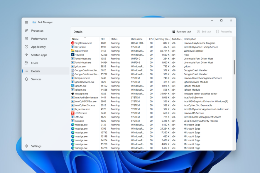Завершать задачи из панели задач в Windows 11