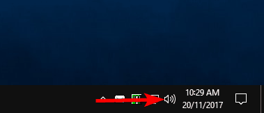Панель громкости в Windows 10 — серый неактивный вид