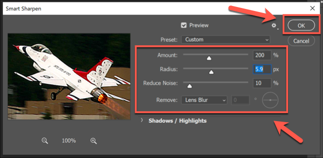 Smart Sharpen в Adobe Photoshop на примере портрета