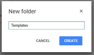 Переименование папки в Google Drive