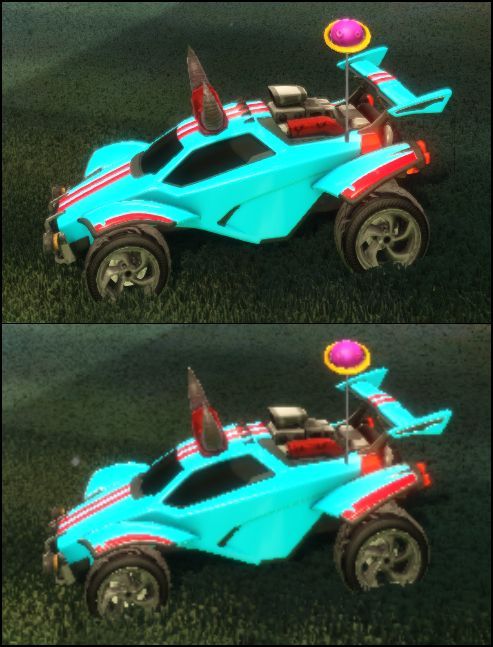 Пример различий рендера: высокое качество и высокая производительность