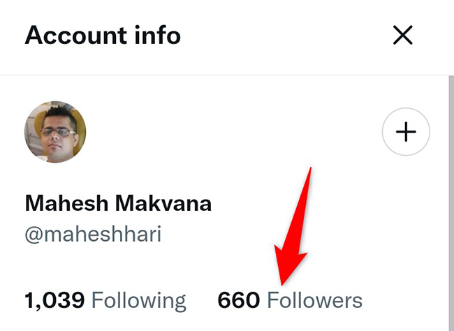 Выберите «Подписчики» в меню учетной записи.