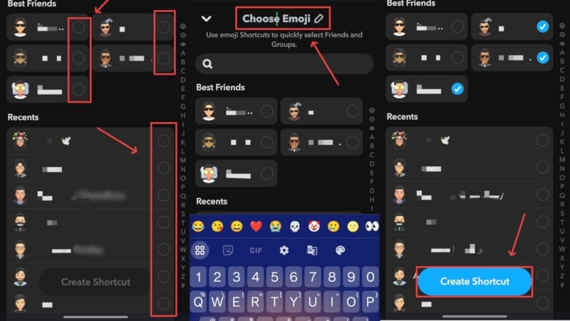 Пример созданного шортката