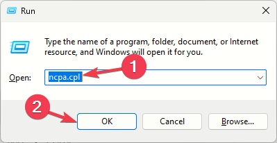 Сетевые подключения Windows