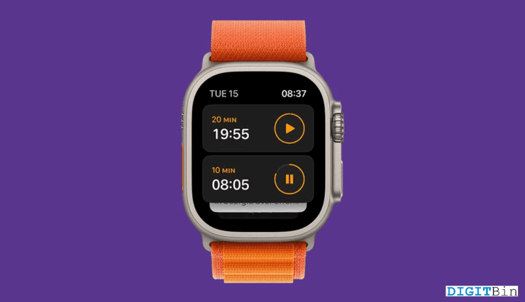 Как закрепить таймер на Apple Watch