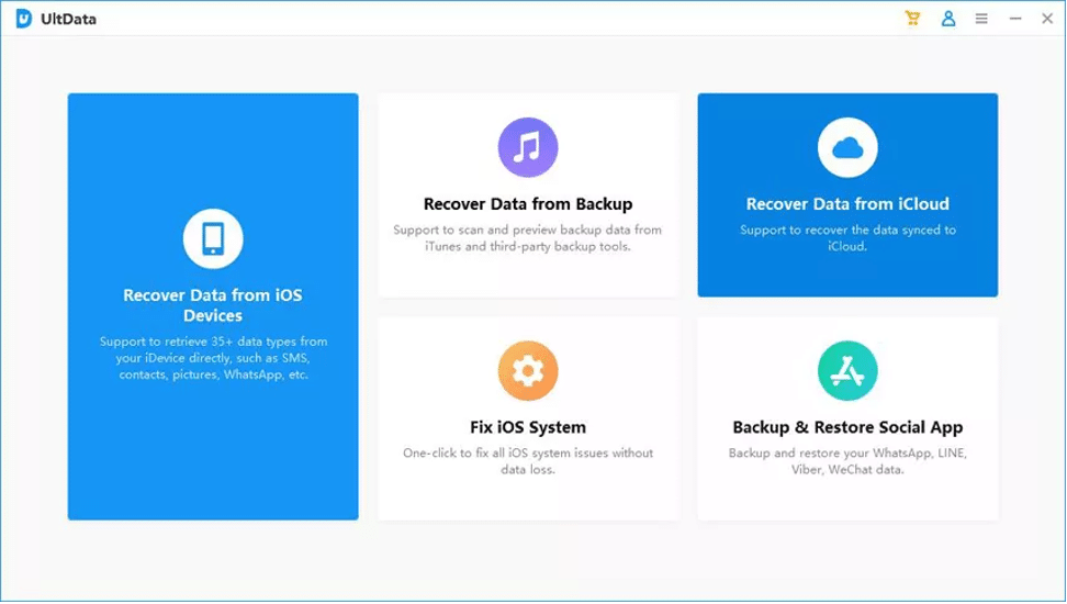 Вход в iCloud через инструмент и загрузка данных