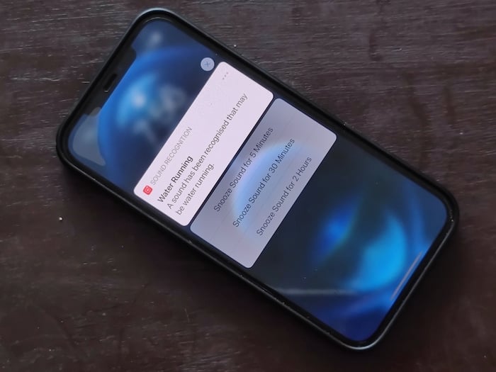 Уведомление: iPhone обнаружил звук