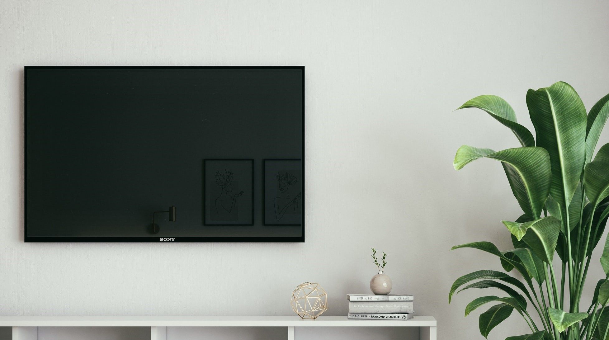 Flat-screen on Wall