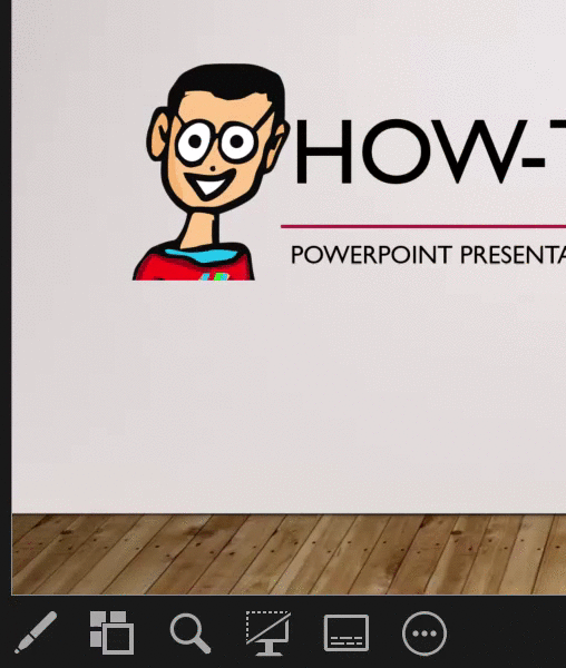 Использование лупы в режиме докладчика