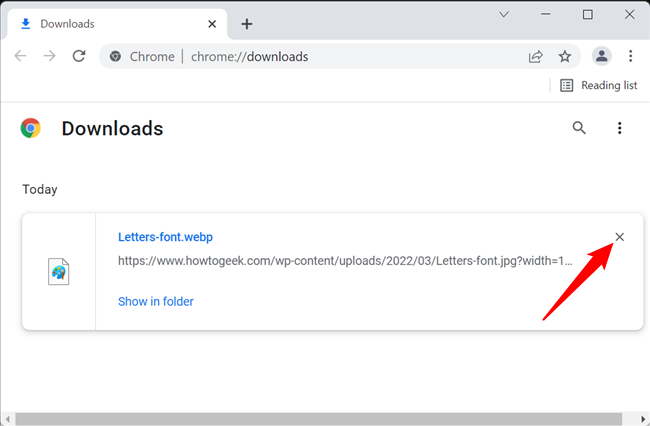 Нажмите маленький крестик в правом верхнем углу записи