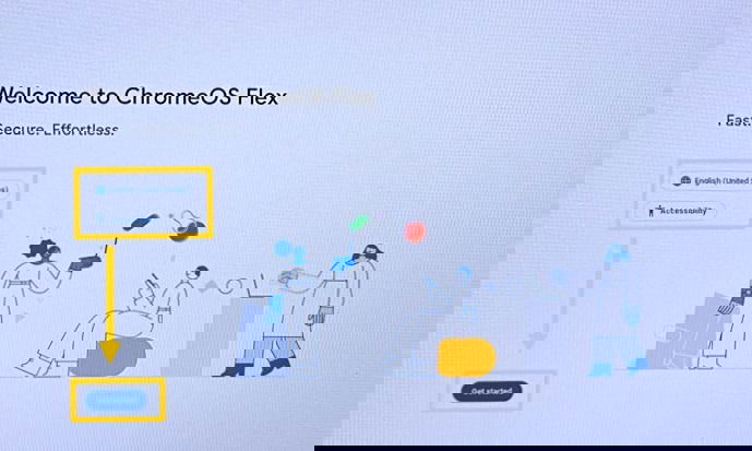 Chrome Os Flex Welcome Screen