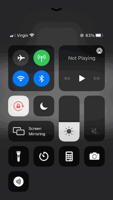 Пункт управления iPhone — быстрый доступ к основным функциям. 