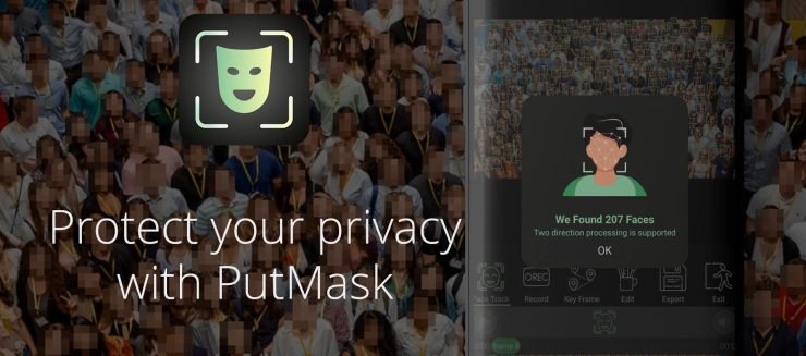 Размыть лица в видео на Android — PutMask