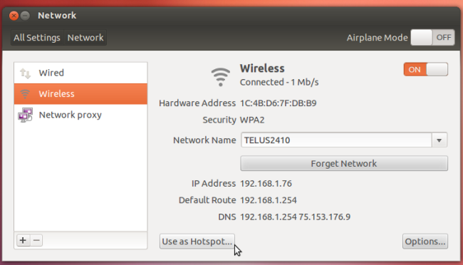 Использовать как хотспот