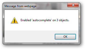 Пример уведомления об изменении атрибутов на странице