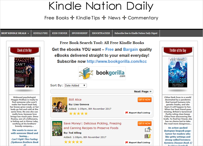 Kindle Nation Daily подборки бесплатных книг и акции