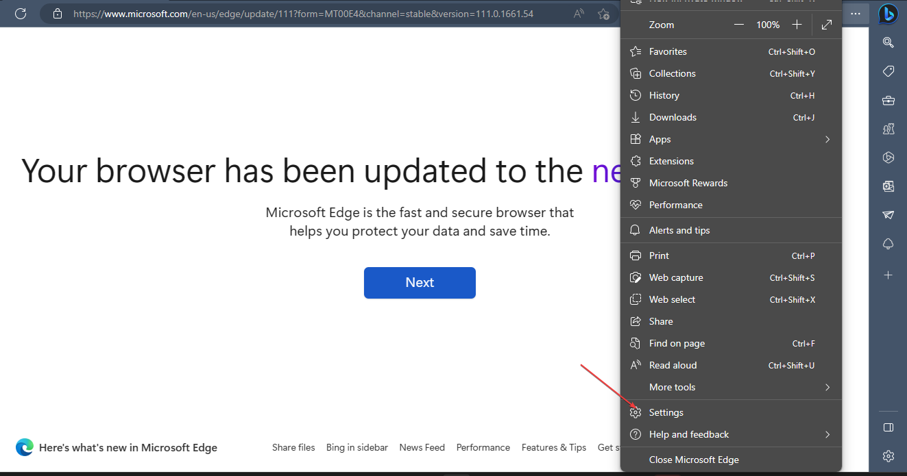 Включение режима Internet Explorer в Microsoft Edge