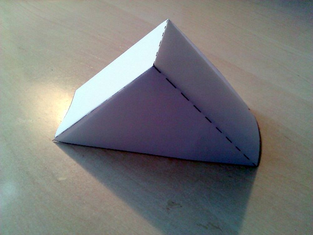 Готовый самодельный диффузор для слайдов