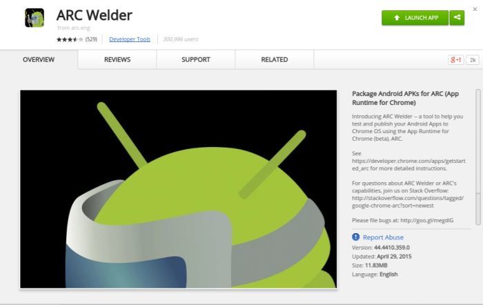 ARC Welder: запуск Android‑приложений в Chrome