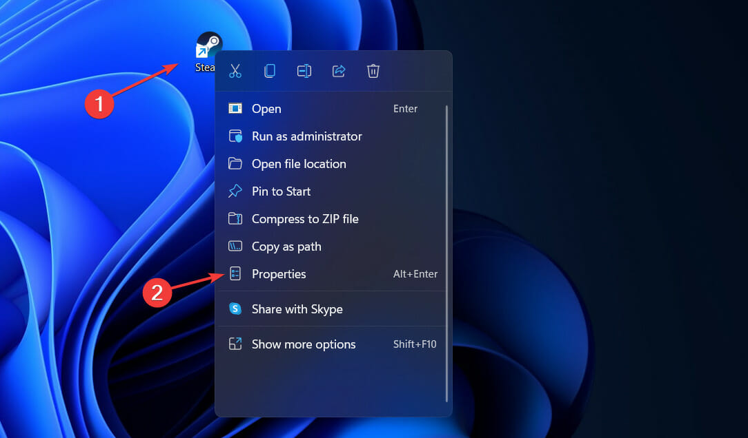 steam-prop could not connect to steam network