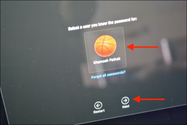 Select User and Click Next