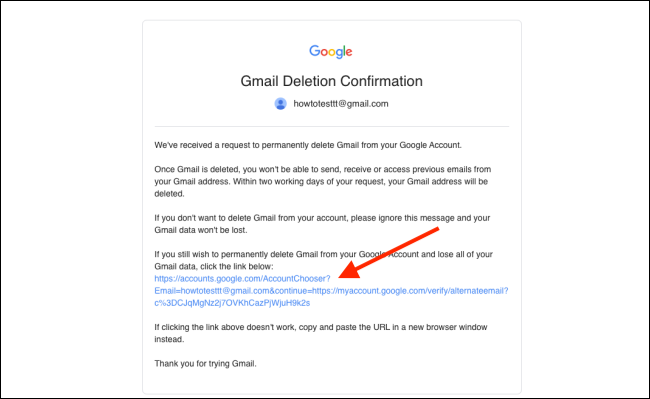 Нажмите на ссылку подтверждения в письме