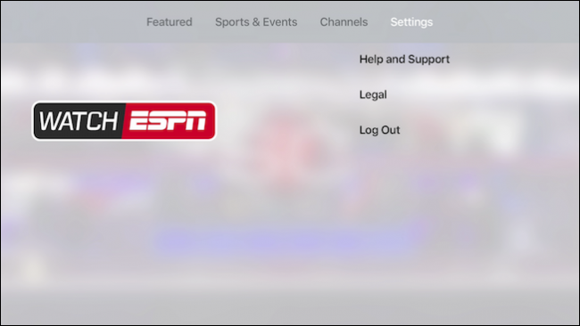Системные настройки приложений на Apple TV