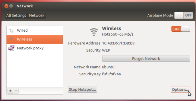 Параметры хотспота