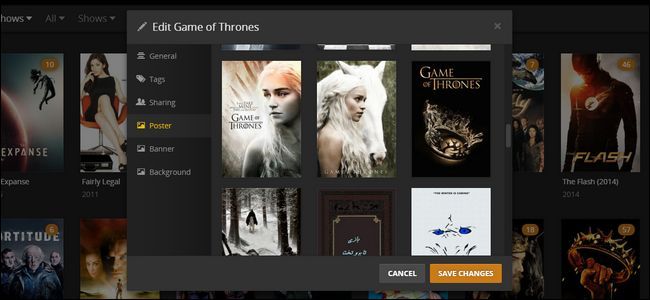 Кастомные обложки и фон в Plex