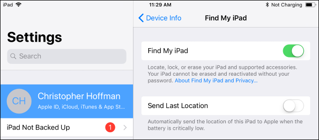 Отключение Найти iPhone перед восстановлением