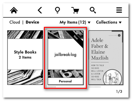 Файл журнал установки джейлбрейка в документе