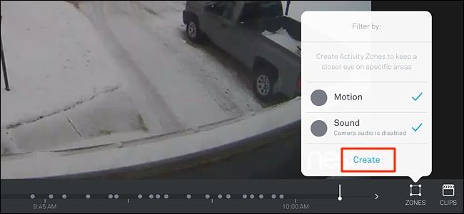 Полупрозрачная фиолетовая зона активности на видео